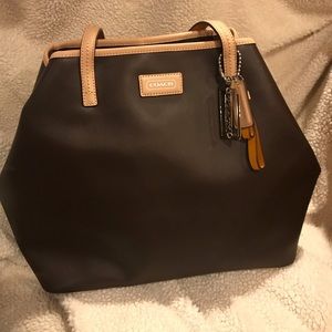Authentic Coach bag. Mahogany leather tote